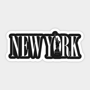 New York, USA Statue of Liberty Sticker